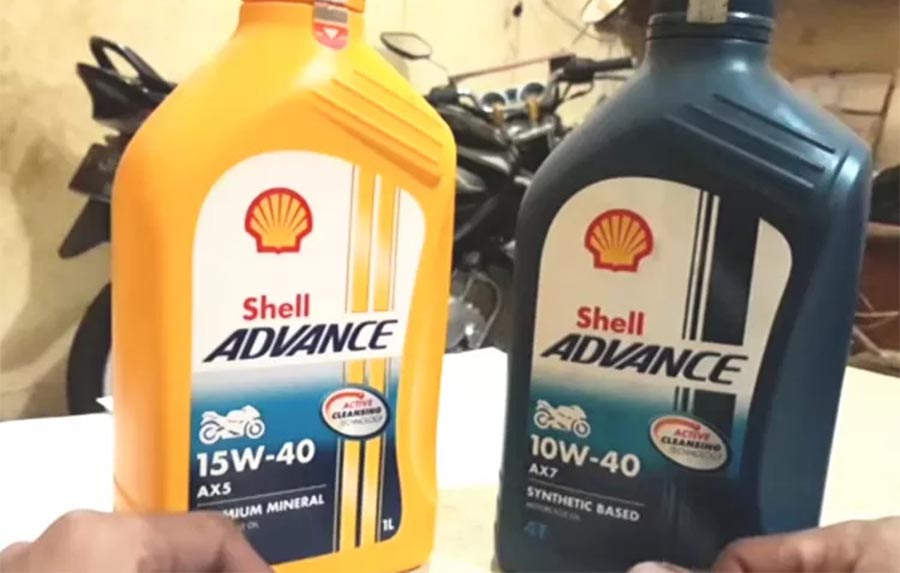 perbedaan oli shell kuning dan biru